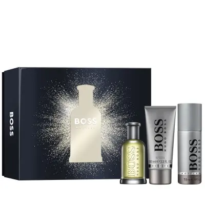 Men's Perfume Set Hugo Boss Bottled No 6 3 Pieces