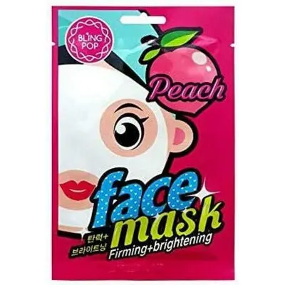 Mascarilla de tejido Bling Pop Peach (20 ml)