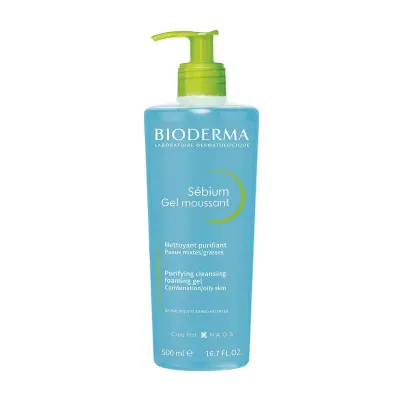 Gel Limpiador Espumoso Bioderma Sébium 500 ml