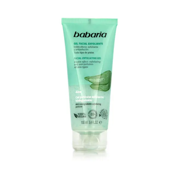 Exfoliating Facial Gel Babaria Aloe Vera 100 ml