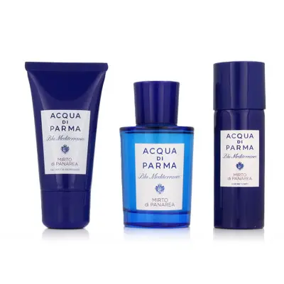 Set de Perfume Unisex Acqua Di Parma 3 Piezas Blu Mediterraneo Mirto D