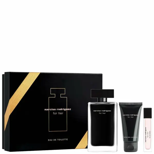 Women's Perfume Set Narciso Rodriguez EDT For Her 3 Pieces