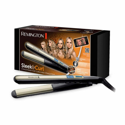 Plancha de Pelo Remington Sleek & Curl Negro 110 mm 150°C - 230°C