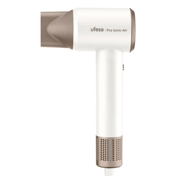 Secador de Pelo UFESA PRO IONIC-SHINE DRYER DIGITAL MOTOR Blanco 1600 W