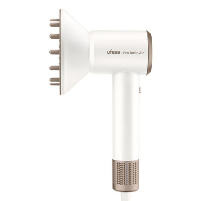 Secador de Pelo UFESA PRO IONIC-SHINE DRYER DIGITAL MOTOR Blanco 1600