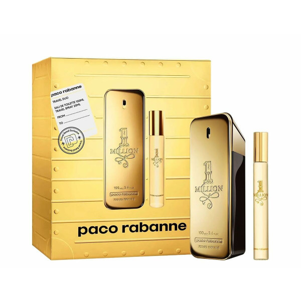 Set de Perfume Hombre Paco Rabanne 1 Million EDT 2 Piezas