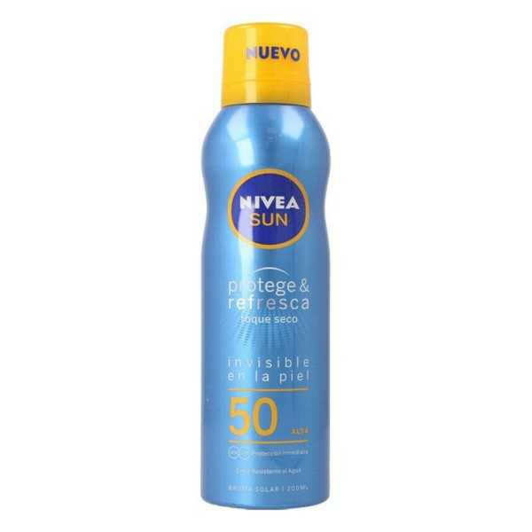 Spray Protector Solar Sun Protege & Refresca Nivea 50 (200 ml)