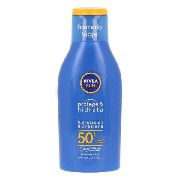 Sun Milk Sun Protege & Hidrata Nivea 50 (100 ml)