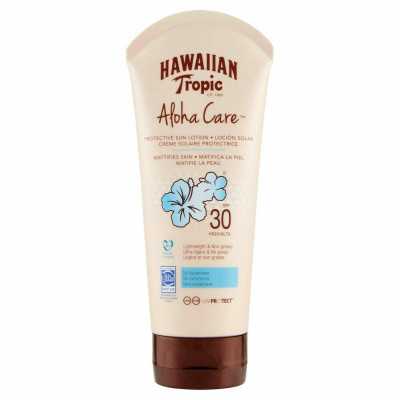 Sun Lotion Hawaiian Tropic Aloha Care SPF 30 Mattifying finish (180 ml