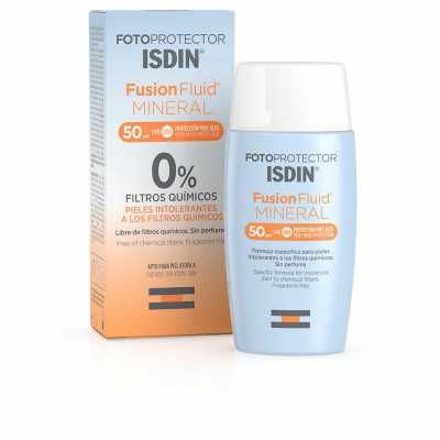 Facial Sun Cream Isdin Fotoprotector Fusion Fluid Mineral SPF 50+ 50 m