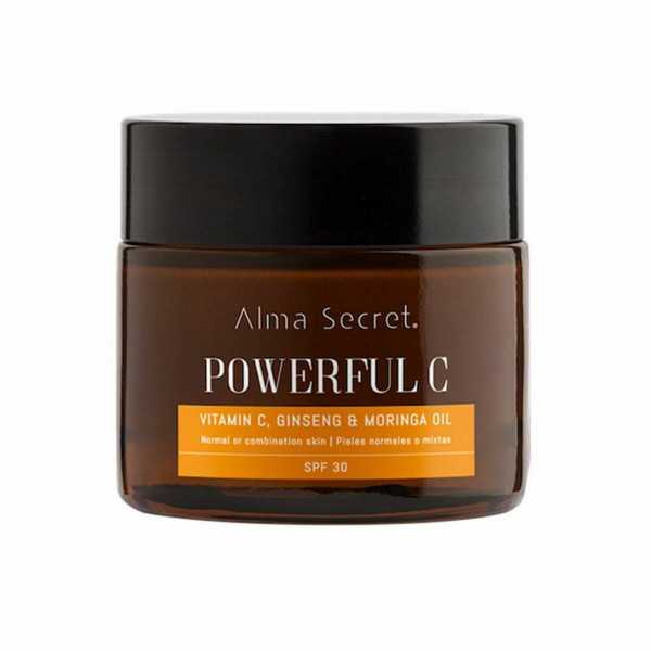 Crema Iluminadora Alma Secret Powerful C Antiedad Naranja SPF 30 (50 ml)