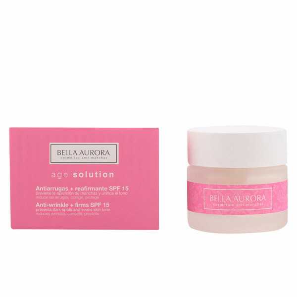 Crema Antiarrugas Bella Aurora 2526106 Reafirmante Spf 15 50 ml