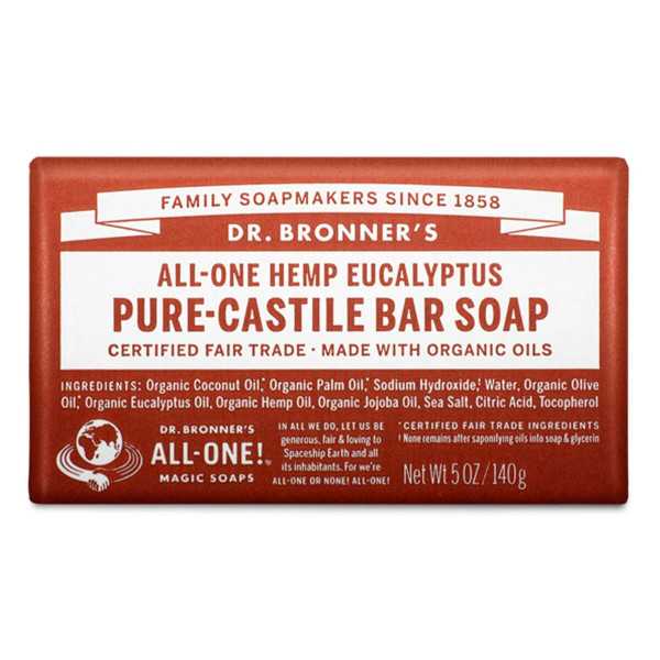 Pastilla de Jabón Dr Bronner's 140 g Eucalipto