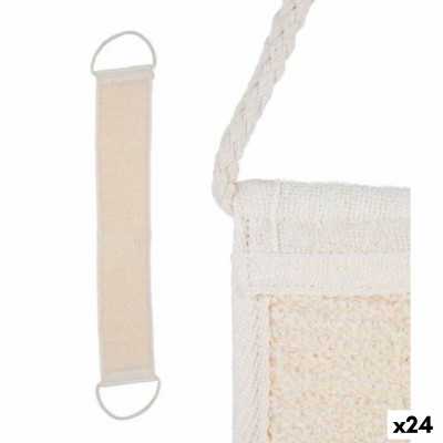 Esponja Corporal Con asas Blanco Beige 20 x 2,5 x 9,5 cm (24 Unidades)