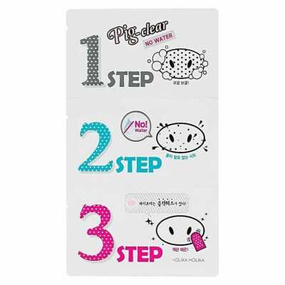 Facial Mask Peel Off Holika Holika Pig-clear No Water3 Step