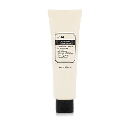 Facial Cleansing Gel Klairs Gentle Black 140 ml