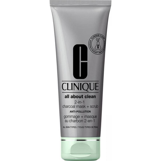 CLINIQUE All About Clean 2-in-1 Charcoal Mask + Scrub 100ml-0