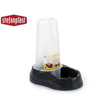 Automatic feeder Stefanplast Transparent Dark grey Plastic 650 ml 12 x 19,5 x 19 cm (12 Units)