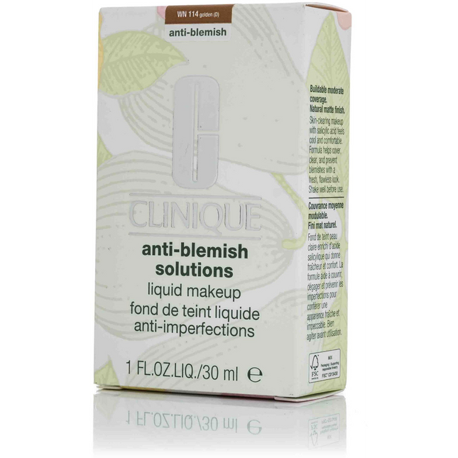 CLINIQUE Anti-Blemish Solutions Liquid Make-Up WN114 Golden 30 ml-0